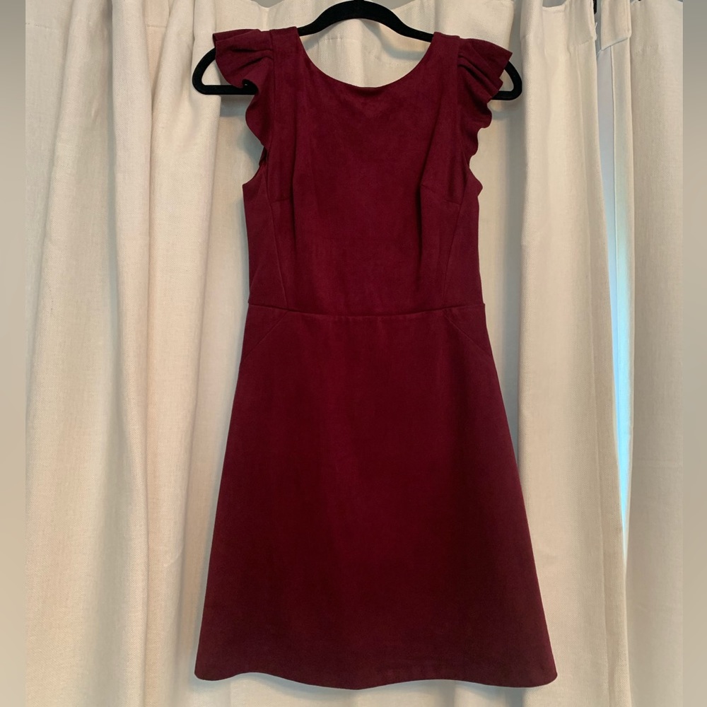 Design Lab Suede Mini Dress